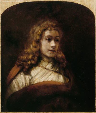 Titus, zoon van Rembrandt door Rembrandt van Rijn